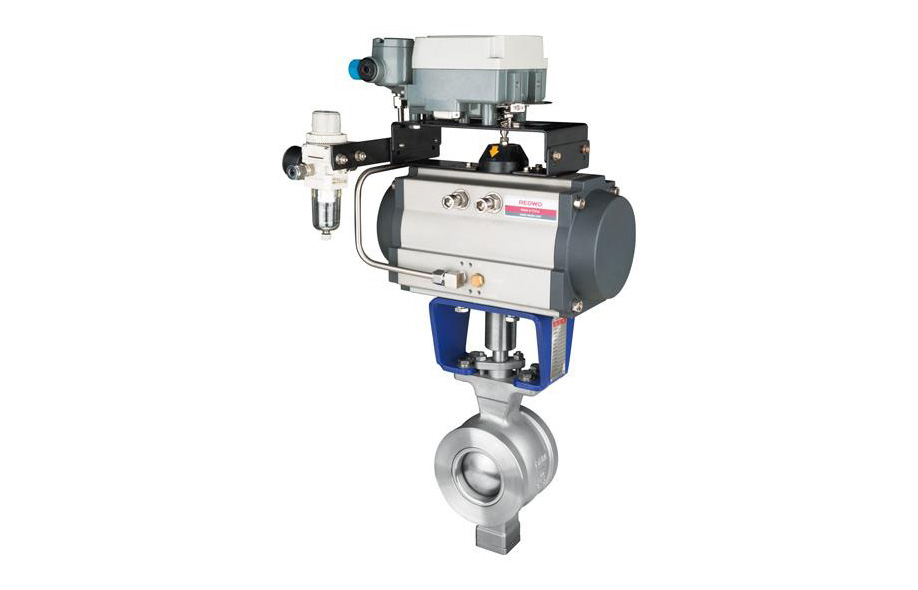 氣動(dòng)V型調節球閥